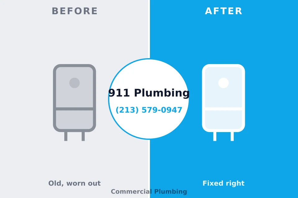 Before and after: plumbing repair Los Alamos, NM